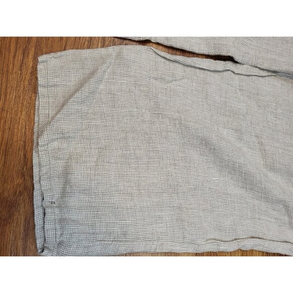 Aly Wear USA Size Large Beige Pull On 100% Linen Pants - Picture 2 of 5